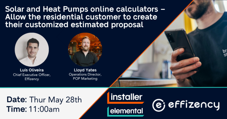 Webinar: Solar and Heat Pumps online calculators